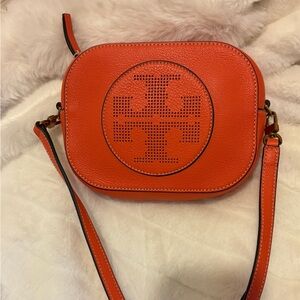 Tory Burch Bright Orange Crossbody Bag NWOT